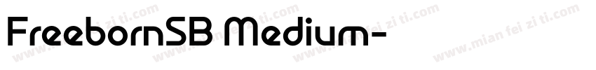 FreebornSB Medium字体转换